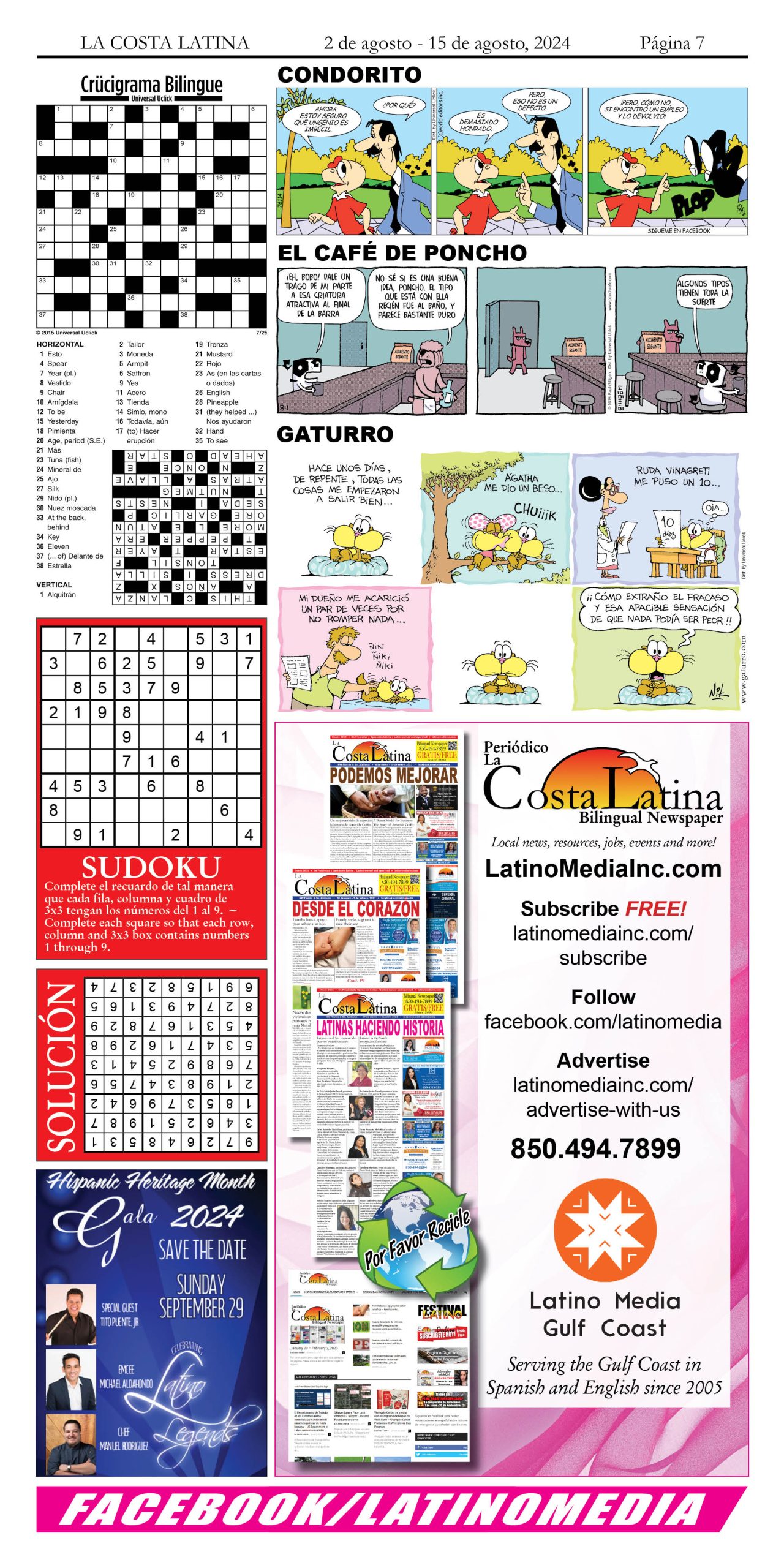 La Costa Latina August 1 - August 15, 2024 Page 7