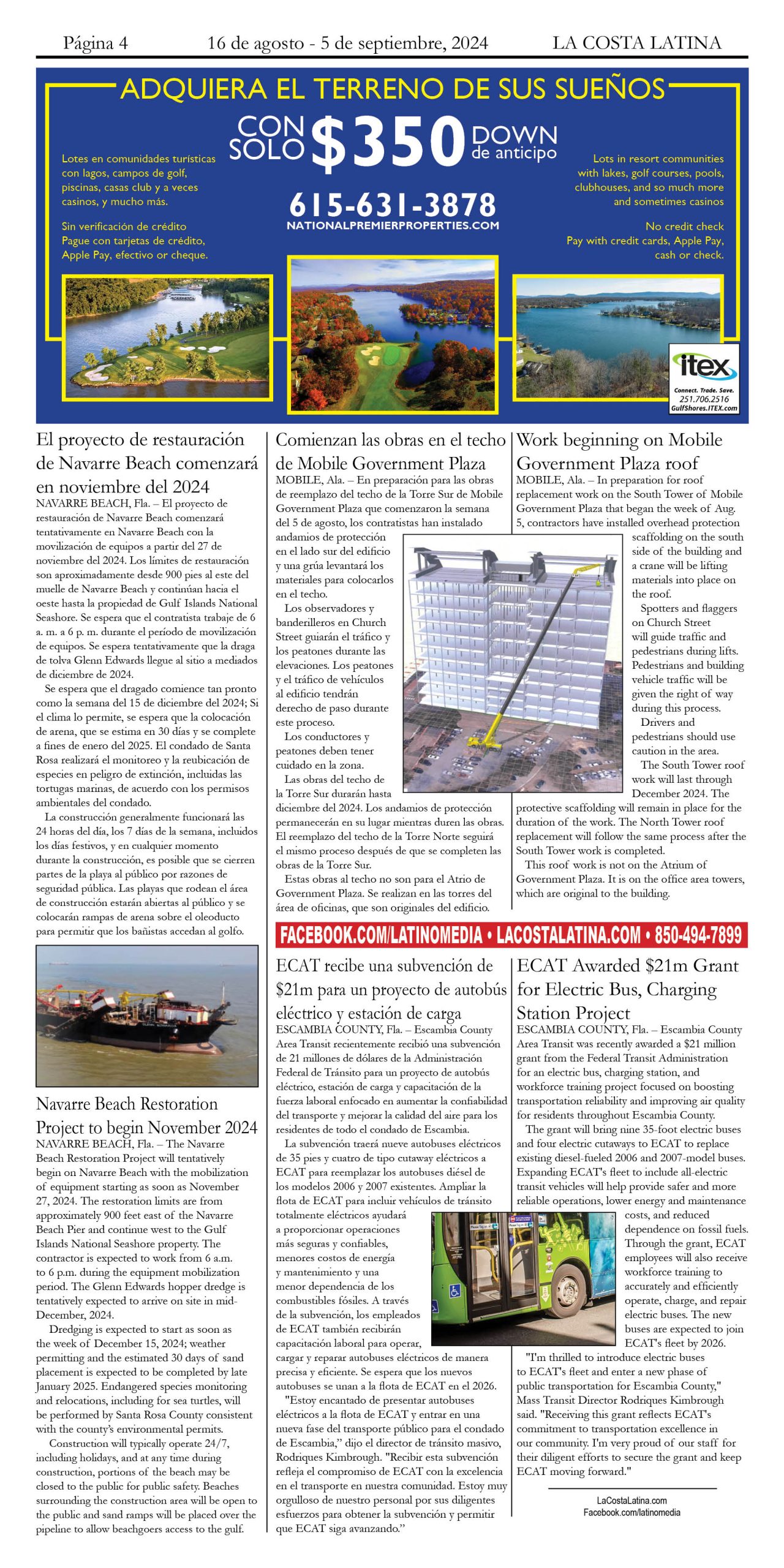 La Costa Latina August 16 - September 5, 2024 Page 4