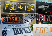 Florida license plates