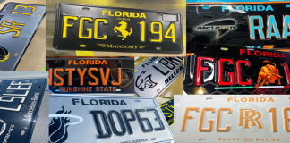 Florida license plates