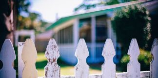 white picket fence