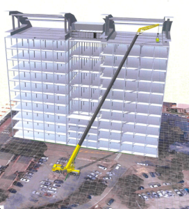 Rendering of construction work 