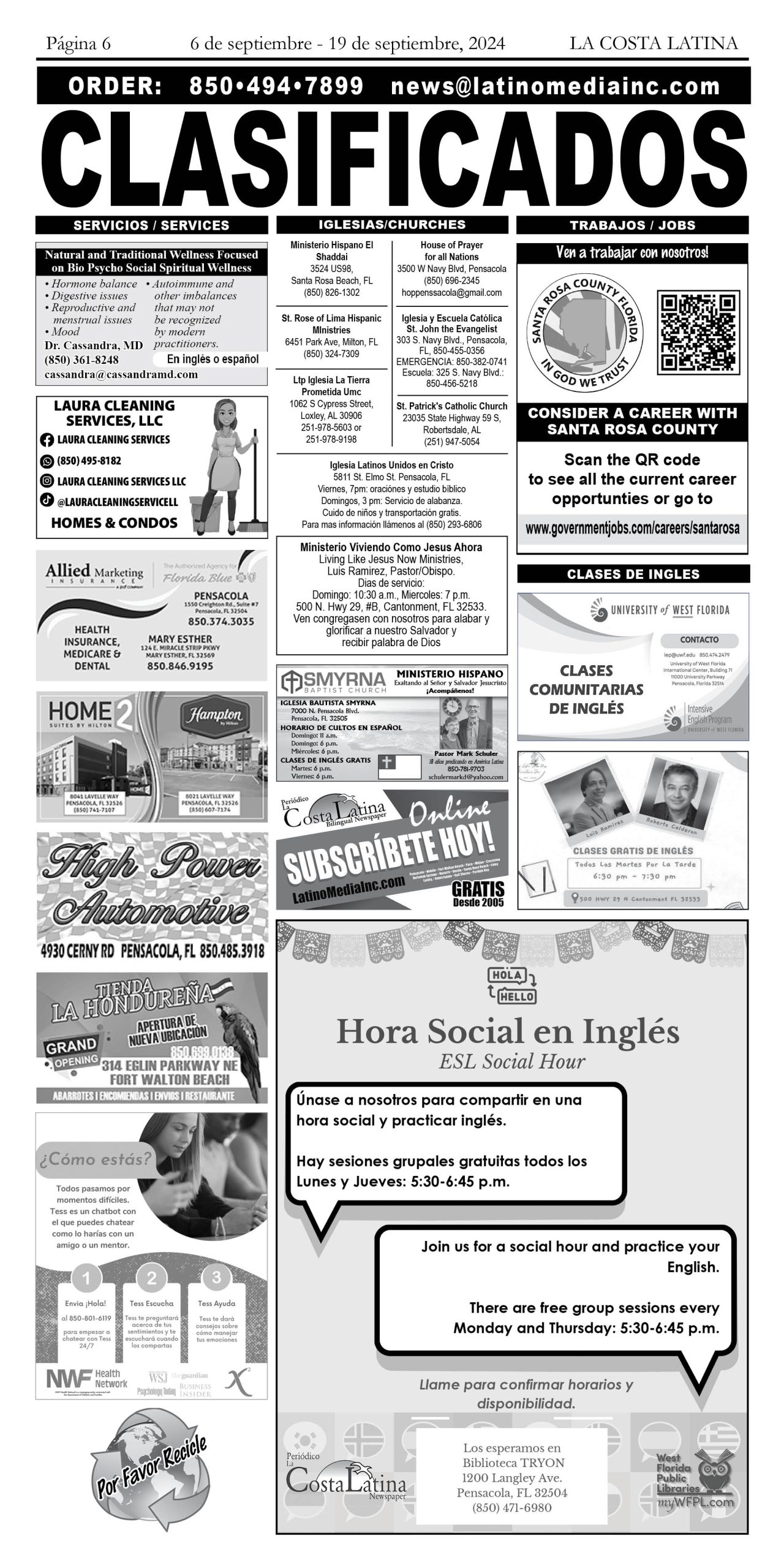 La Costa Latina September 6 - September 19, 2024, Page 6