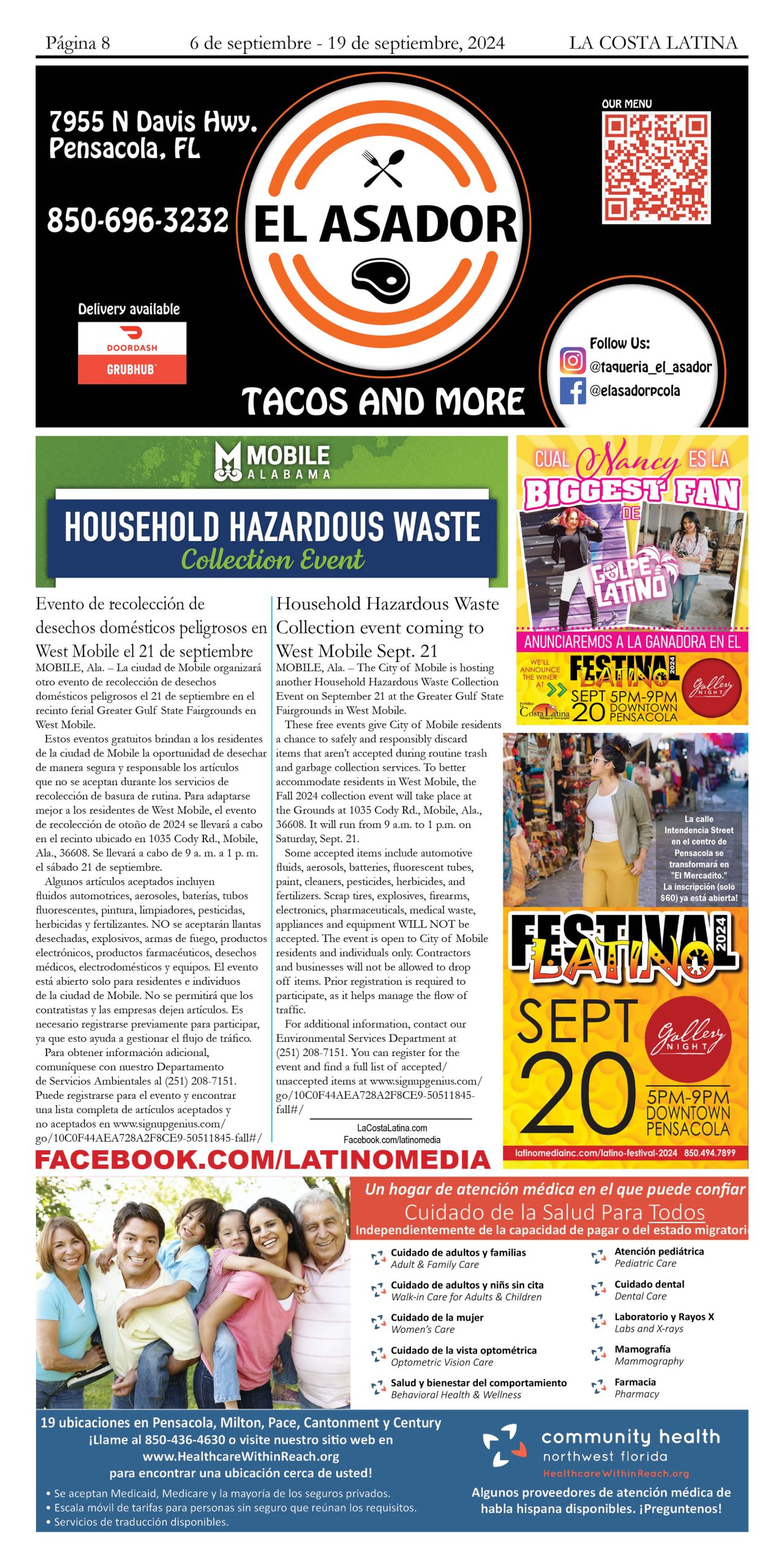 La Costa Latina September 6 - September 19, 2024, Page 8