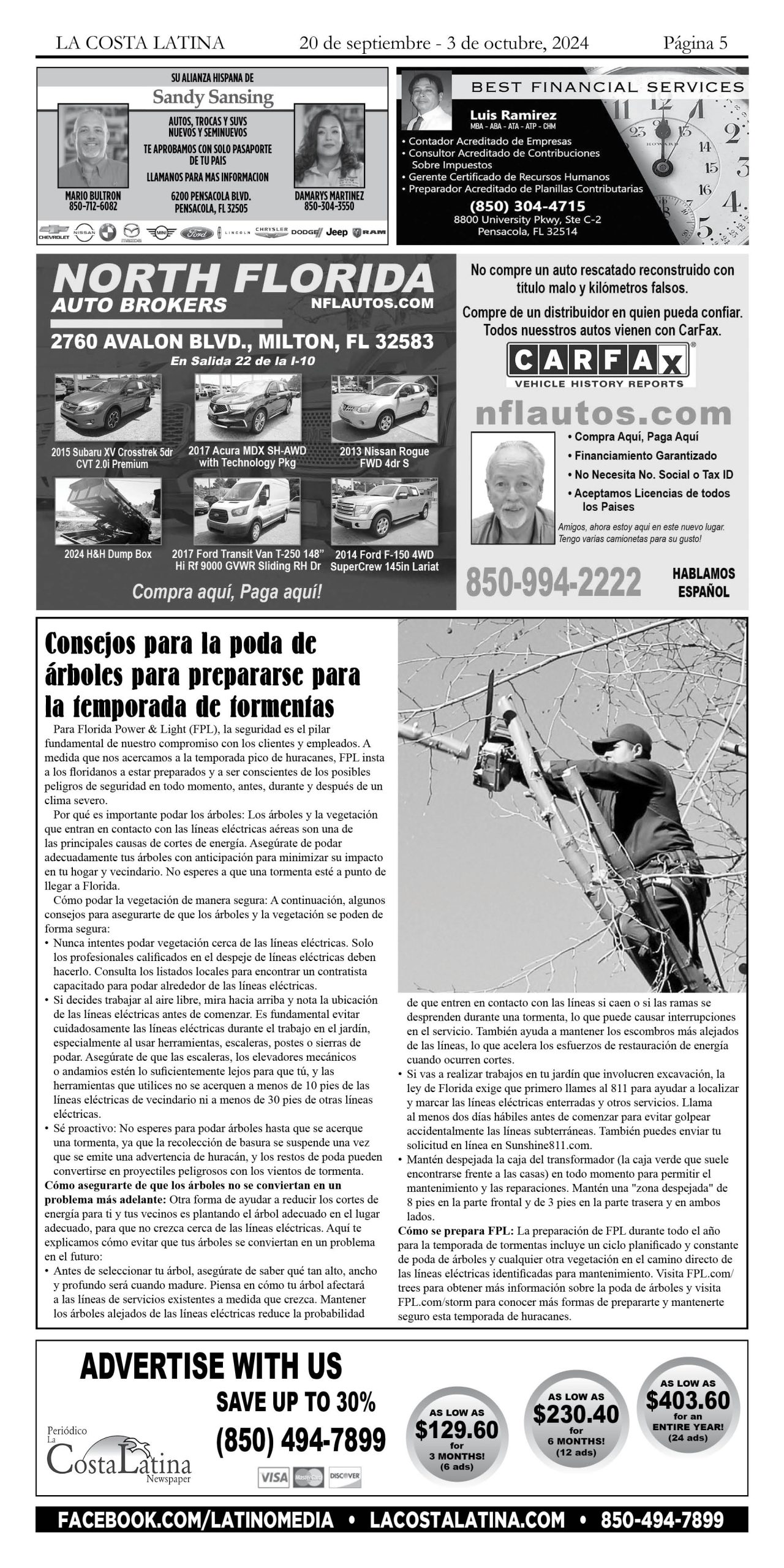 La Costa Latina September 20 - October 3, 2024, Page 5