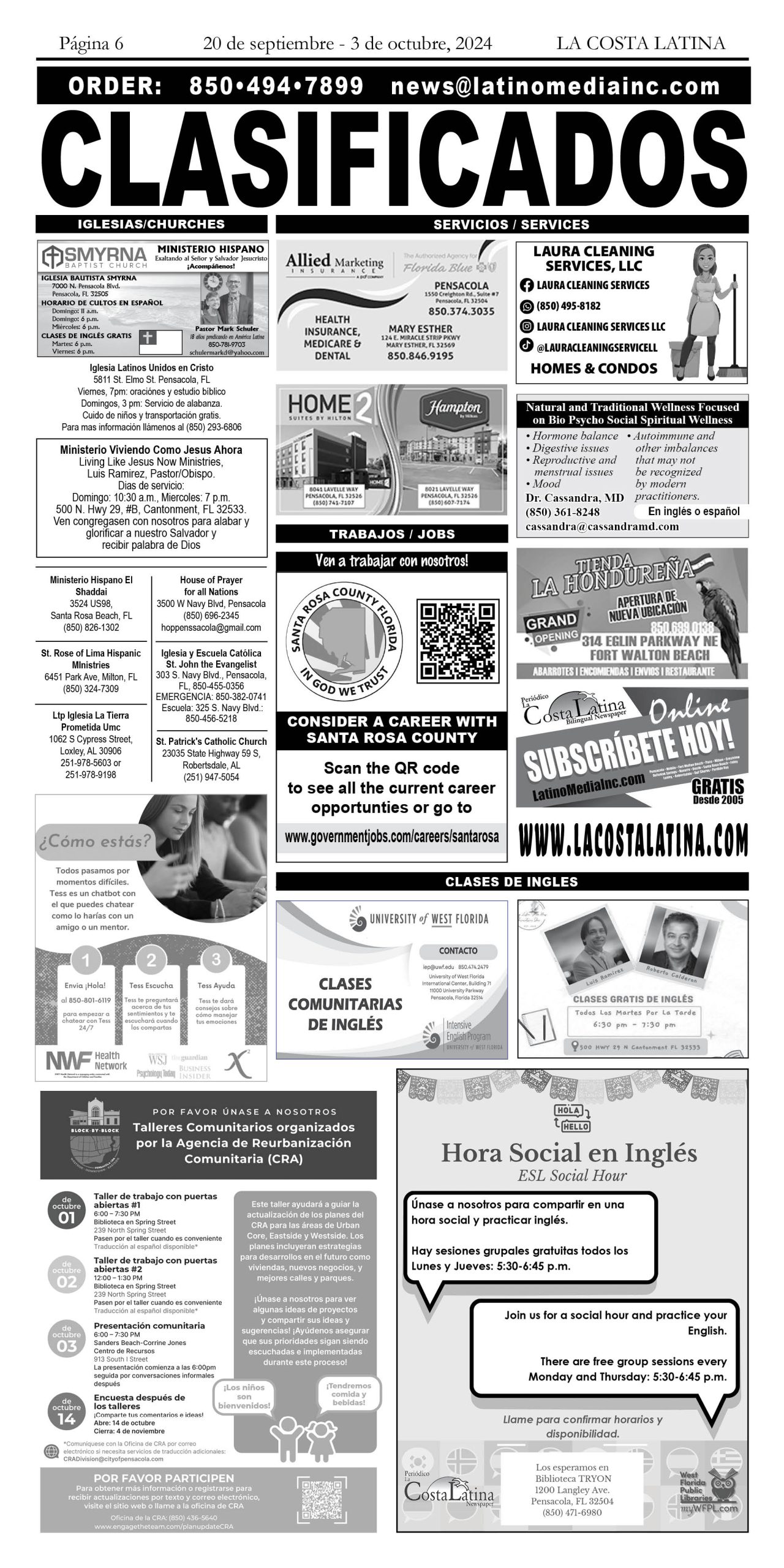 La Costa Latina September 20 - October 3, 2024, Page 6