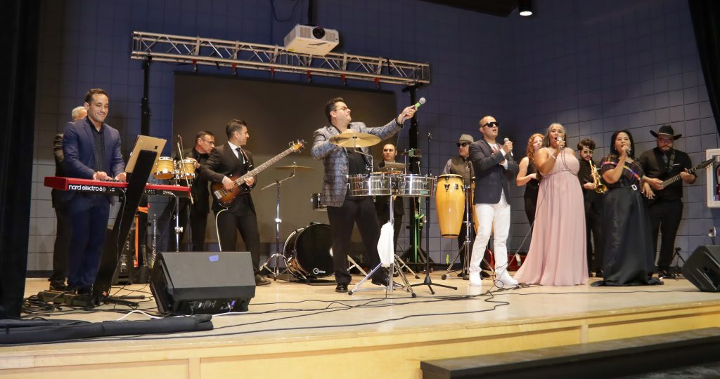 Tito Puente Jr. performs with a diverse ensemble of Latino artists from Northwest Florida