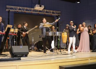 Tito Puente Jr. performs with a diverse ensemble of Latino artists from Northwest Florida