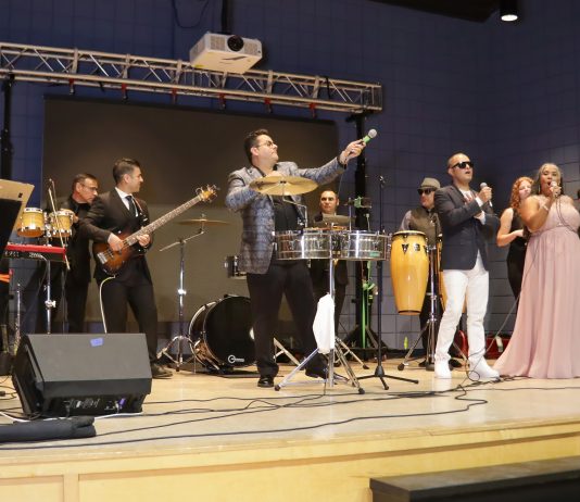 Tito Puente Jr. performs with a diverse ensemble of Latino artists from Northwest Florida