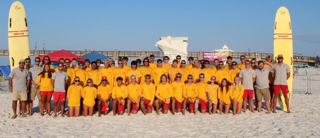 Team of lifeguards