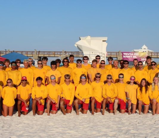 Team of lifeguards