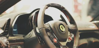 Ferrari steering wheel