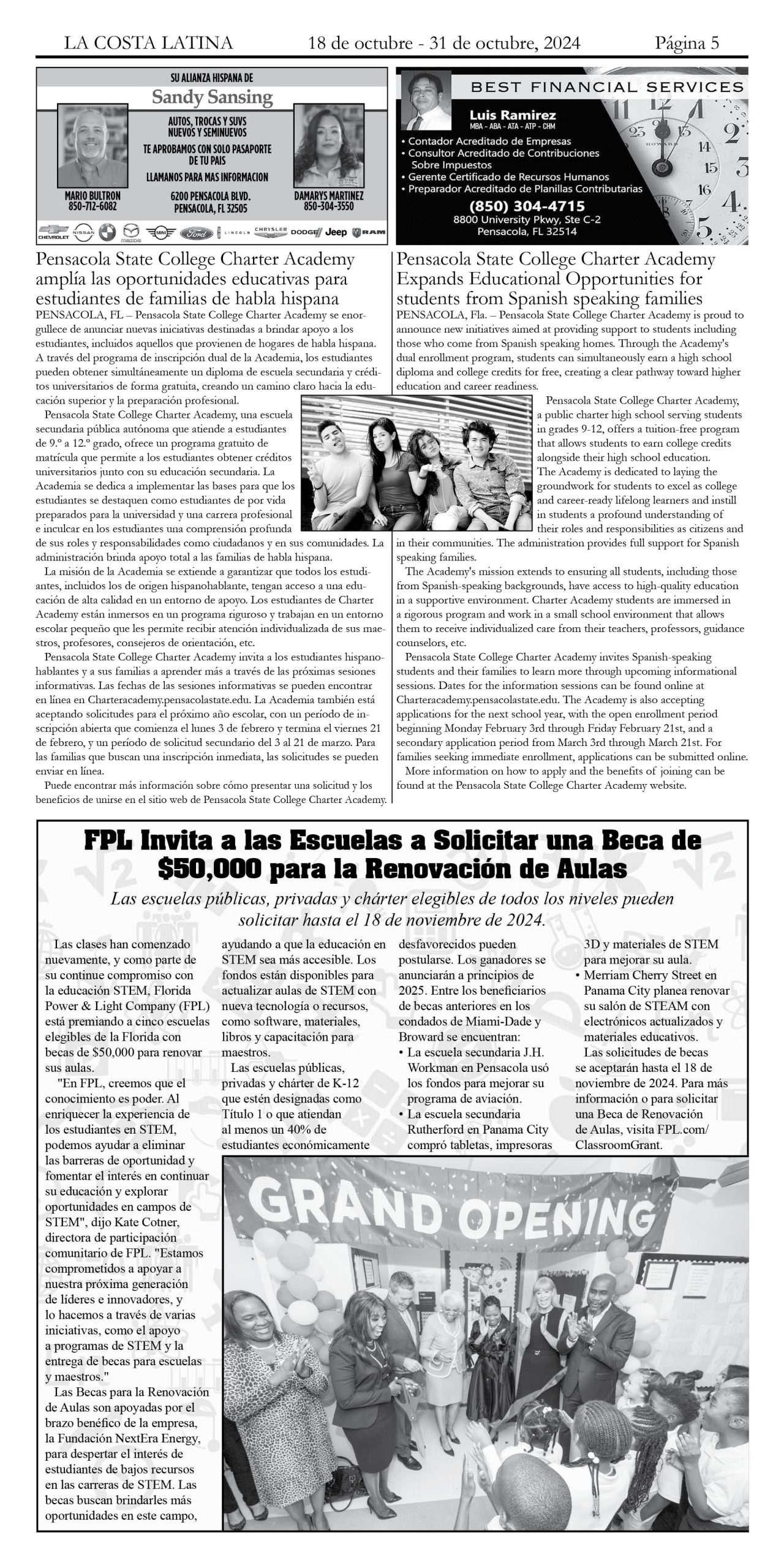 La Costa Latina October 18 - October 31, 2024 Page 5