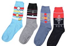 A row of socks