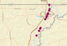 Map of CSX maintenance sites