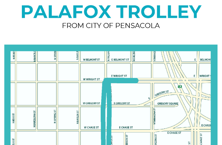 Downtown Pensacola Map