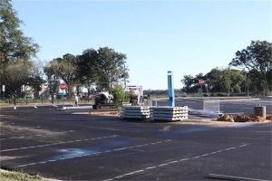 PNS airport parking lot construction