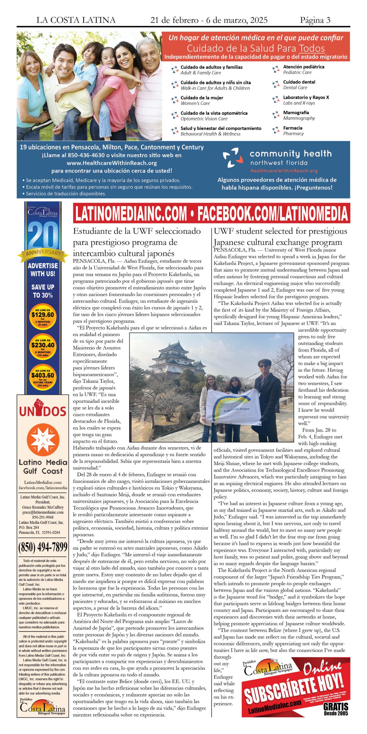 La Costa Latina February 21 - March 6, 2025 Page 3