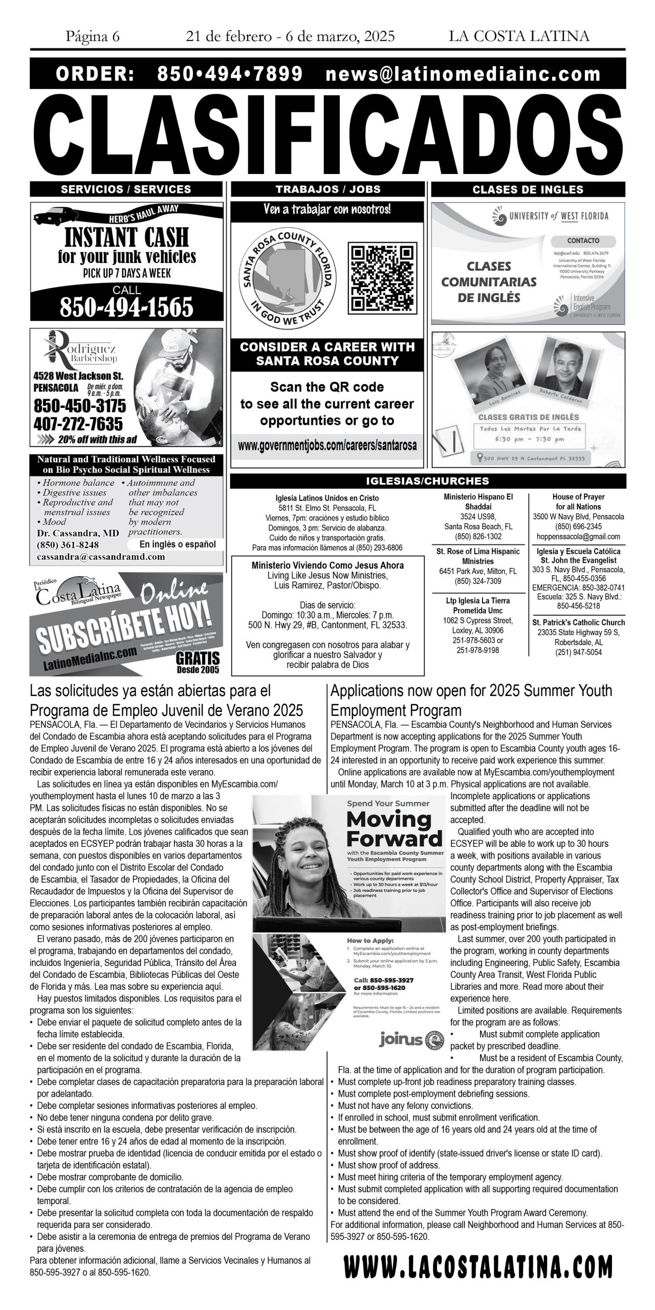 La Costa Latina February 21 - March 6, 2025 Page 6