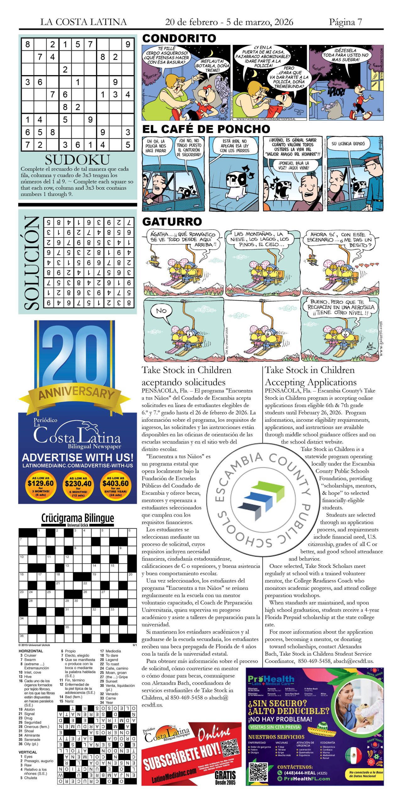 La Costa Latina, February 20 - March 5, 2026, Page 4