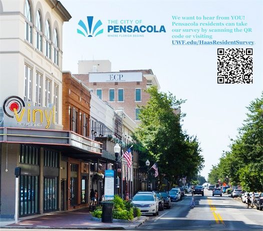Pensacola resident survey flyer