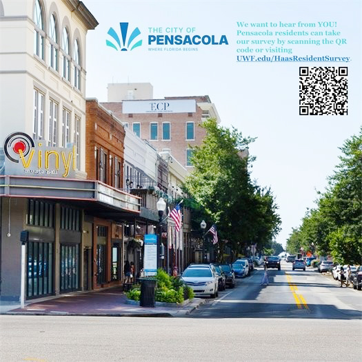Pensacola resident survey flyer