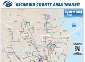 Map of ECAT routes