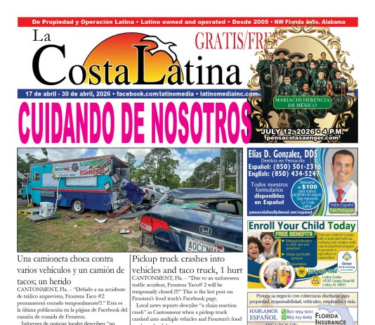 La Costa Latina, April 16 - April 30, 2026, Page 1