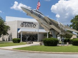 Front entrance of Naval Air Museum