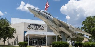 Front entrance of Naval Air Museum