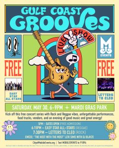 2026 Gulf Coast Grooves event flyer