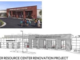 Fricker Center renovations rendering.