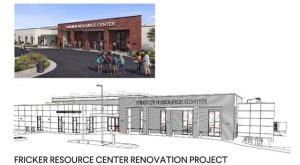 Fricker Center renovations rendering.