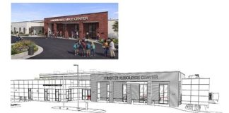 Fricker Center renovations rendering.