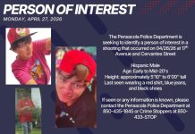 Pensacola Police Department person of interest