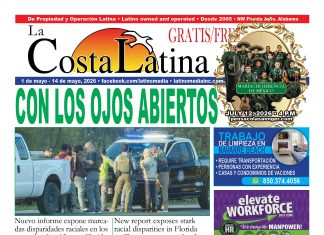 La Costa Latina May 1 - May 14, Page 1