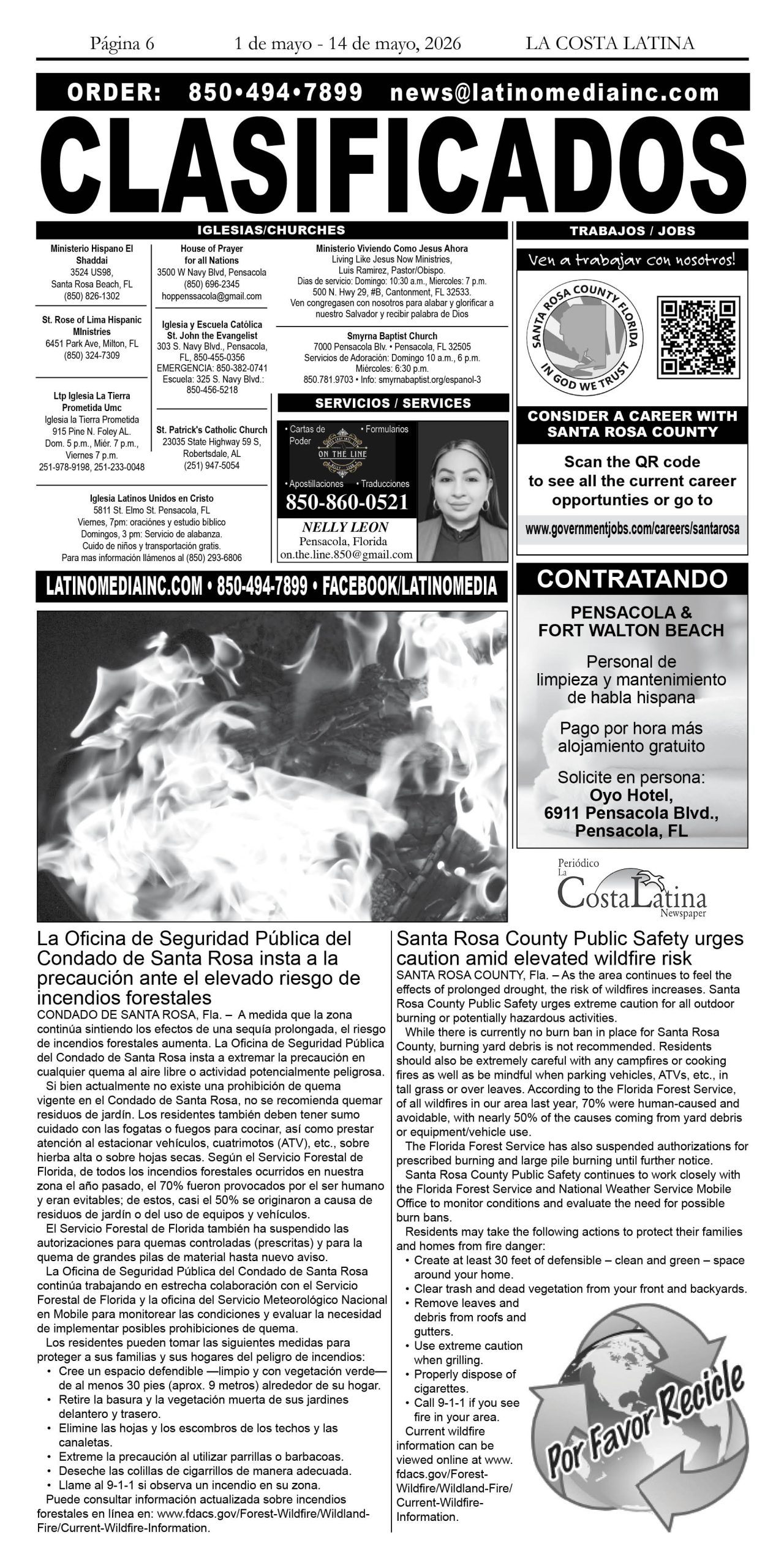 La Costa Latina May 1 - May 14, Page 6
