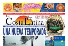La Costa Latina May 15 - June 4 edition, Page 1