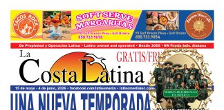 La Costa Latina May 15 - June 4 edition, Page 1