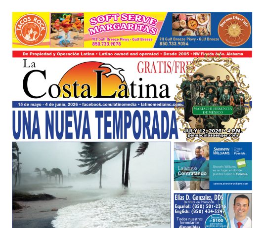 La Costa Latina May 15 - June 4 edition, Page 1