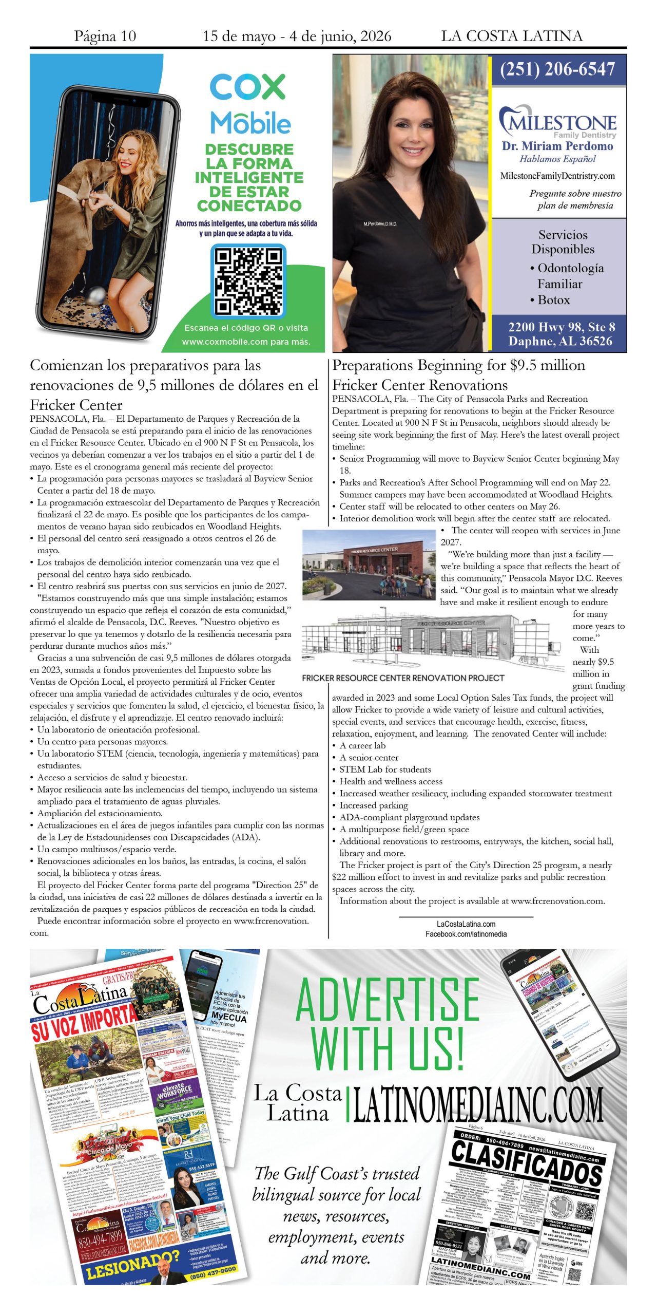 La Costa Latina May 15 - June 4 edition, Page 10