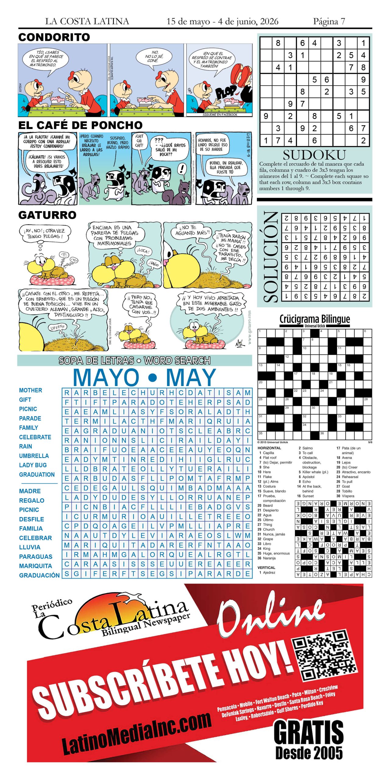 La Costa Latina May 15 - June 4 edition, Page 7