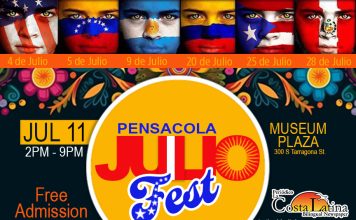 Julio Fest: 11 de julio en Pensacola ~ Julio Fest, July 11 in Pensacola Julio Fest flyer