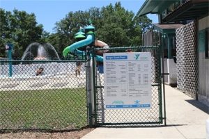 Roger Scott Pool entrance