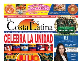 La Costa Latina July 3 - July 16, 2026 edition, Page 1