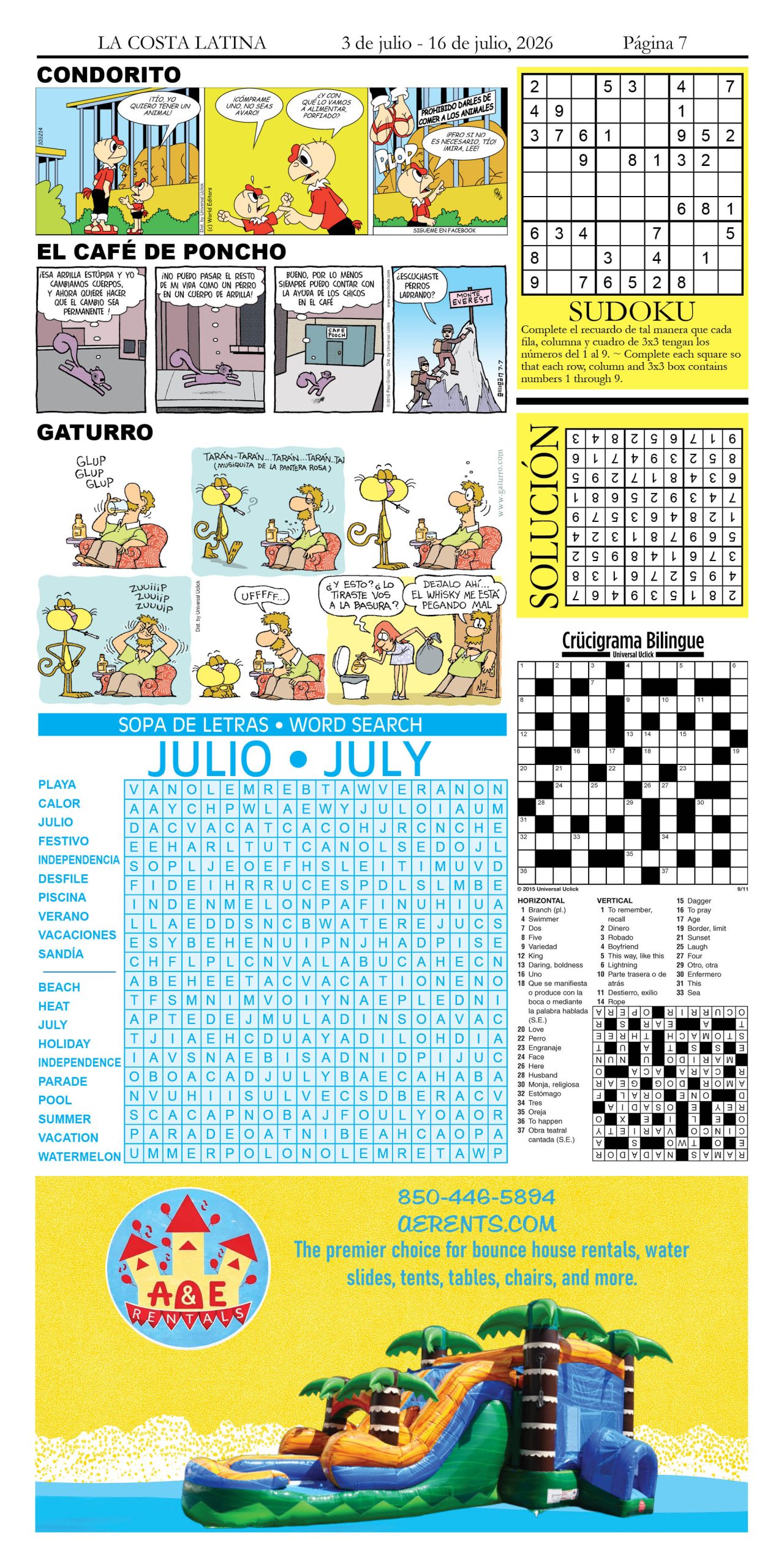 La Costa Latina July 3 - July 16, 2026 edition, Page 7