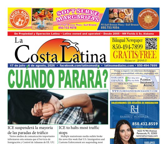 La Costa Latina, July 17 - August 6, 2026, Page 1