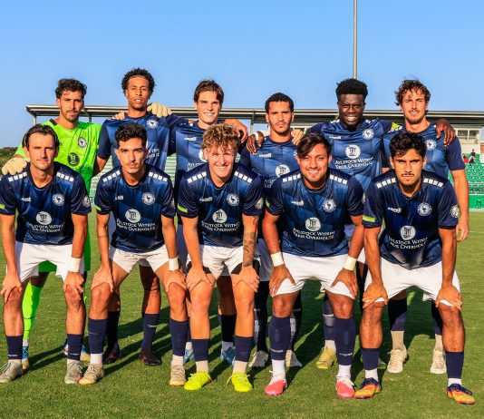 Pelicans soccer team group photo