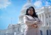 Una carta de Tamika Lyles, candidata al Congreso por el Distrito 16, una circunscripción electoral del suroeste de Florida ~ A letter from Tamika Lyles, candidate for Congress in District 16, an electoral district in Southwest Florida Tamika Lyles standing in front of the White House with her arms crossed