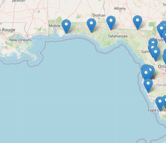 La FGCC y la Policía de Cape Coral incautan 60 máquinas tragamonedas ilegales mediante la operación “Going Downtown” ~ FGCC and Cape Coral Police seize 60 illegal slot machines through Operation Going Downtown Gaming map